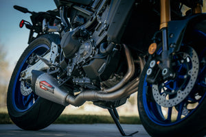 MT-09 21-23 / XSR 900 22-23 Race AT2 Stainless Full Exhaust, w/ Stainless Muffler