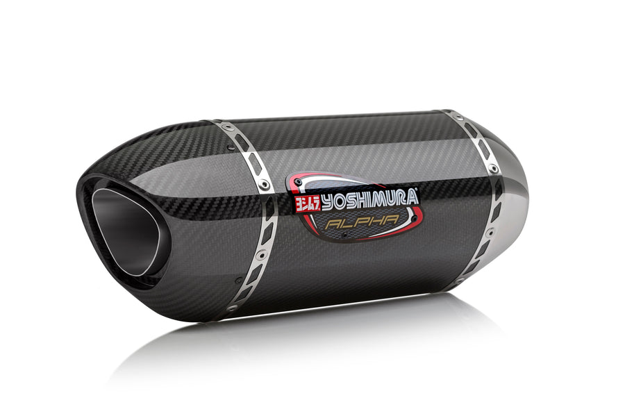 GSX-S1000/F/FZ/Z 16-20 ALPHA Stainless Slip-On Exhaust, w/ Carbon Fiber Muffler