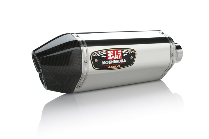 GSX-R600/750 11-24 R-77D Stainless Slip-On Exhaust, w/ Stainless Muffler