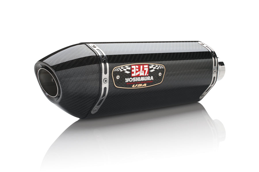 GSX-R1000 12-16 R-77 Stainless Slip-On Exhaust, w/ Carbon Fiber Muffler