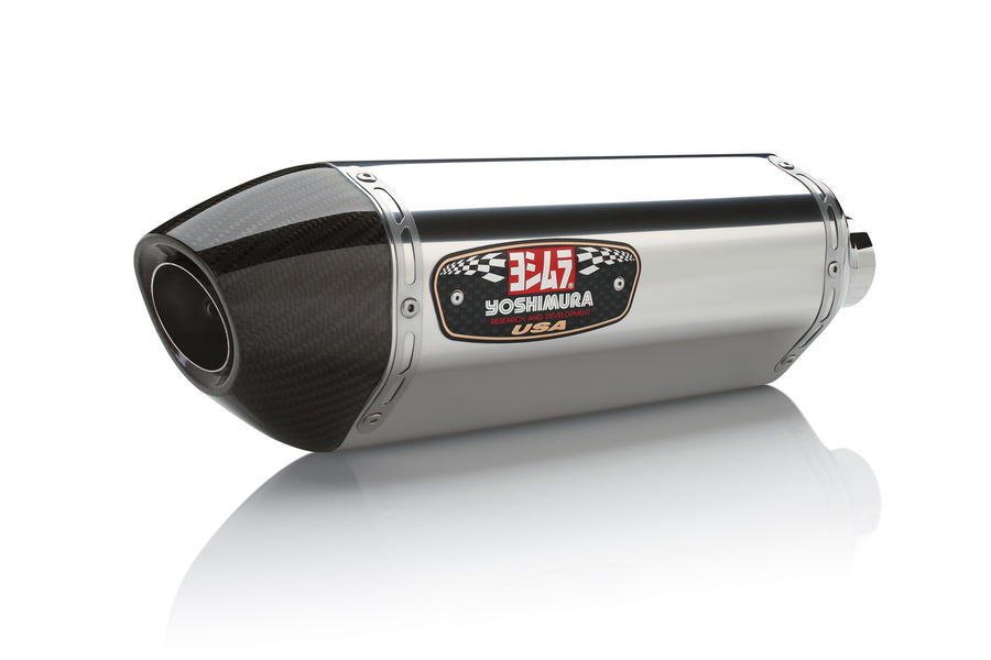 GSX-R600/750 11-23 R-77 Stainless Slip-On Exhaust, w/ Stainless Muffler