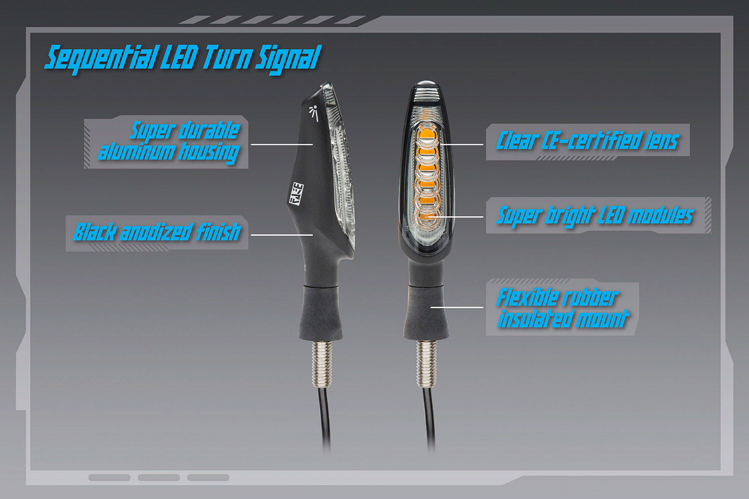 SEQUENTIAL LED Rear Turn Signal Kit – Yoshimura R&D of America, Inc