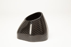 R77 Carbon Fiber End Cap Cover Flared Cut RIght Side