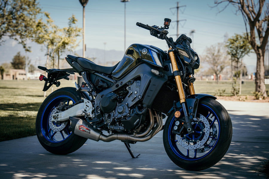 MT-09 21-23 / XSR 900 22-23 Race AT2 Stainless Full Exhaust, w/ Stainless Muffler